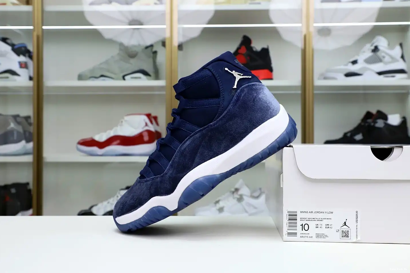 Kimikick MIDNIGHT NAVY RETRO JORDAN AIR 11 0823